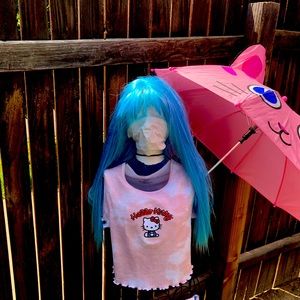 Pink Hello Kitty crop top